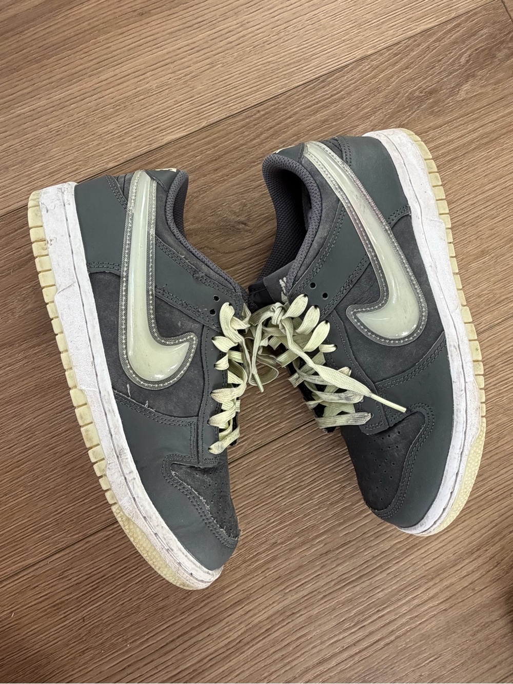 Nike Dunk Low GS Halloween Glow In The Dark Iron Grey HQ3569-068 Youth 5.5Y